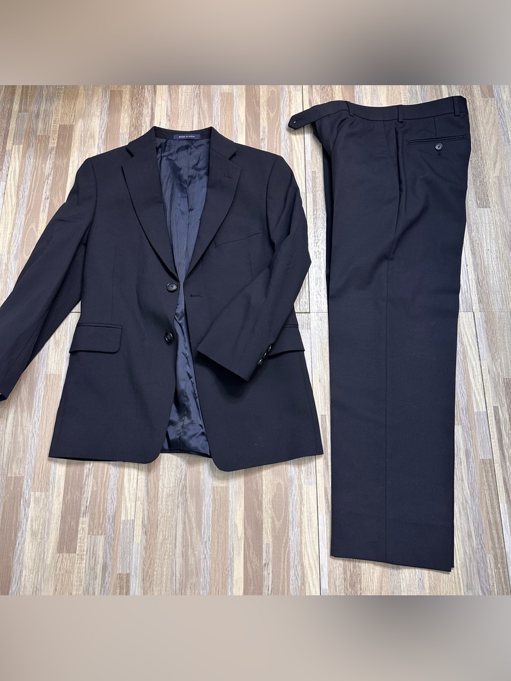 Joseph Abboud Navy Blue Two-Piece Suit Jacket & Dress Pants Boys Size 14